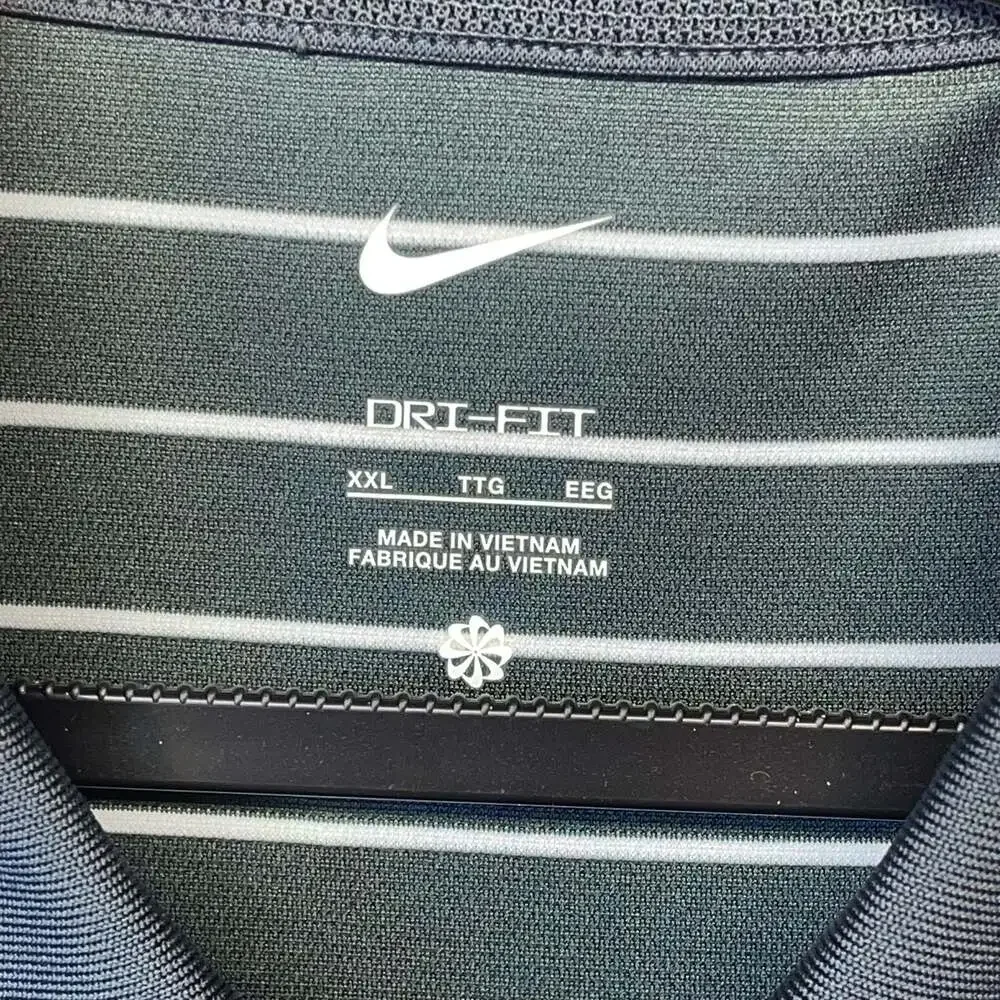Nike Michigan State Spartans Dri-FIT Striped Performance Polo Shirt XXL